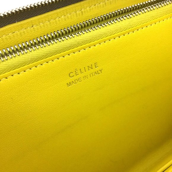 CELINE Logo Zippy Zip Around Long Wallet /1E6533 - Picture 8 of 8